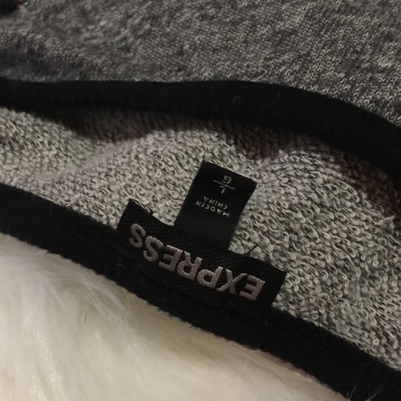 Sequin lightning bolts Express crop sweatshirt - Picture 6 of 7